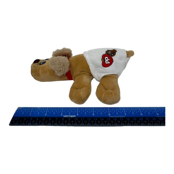 Pound Puppies Hasbro Newborn Light Brown Plush Diaper Travel Carry Along Toy - Picture 11 of 13